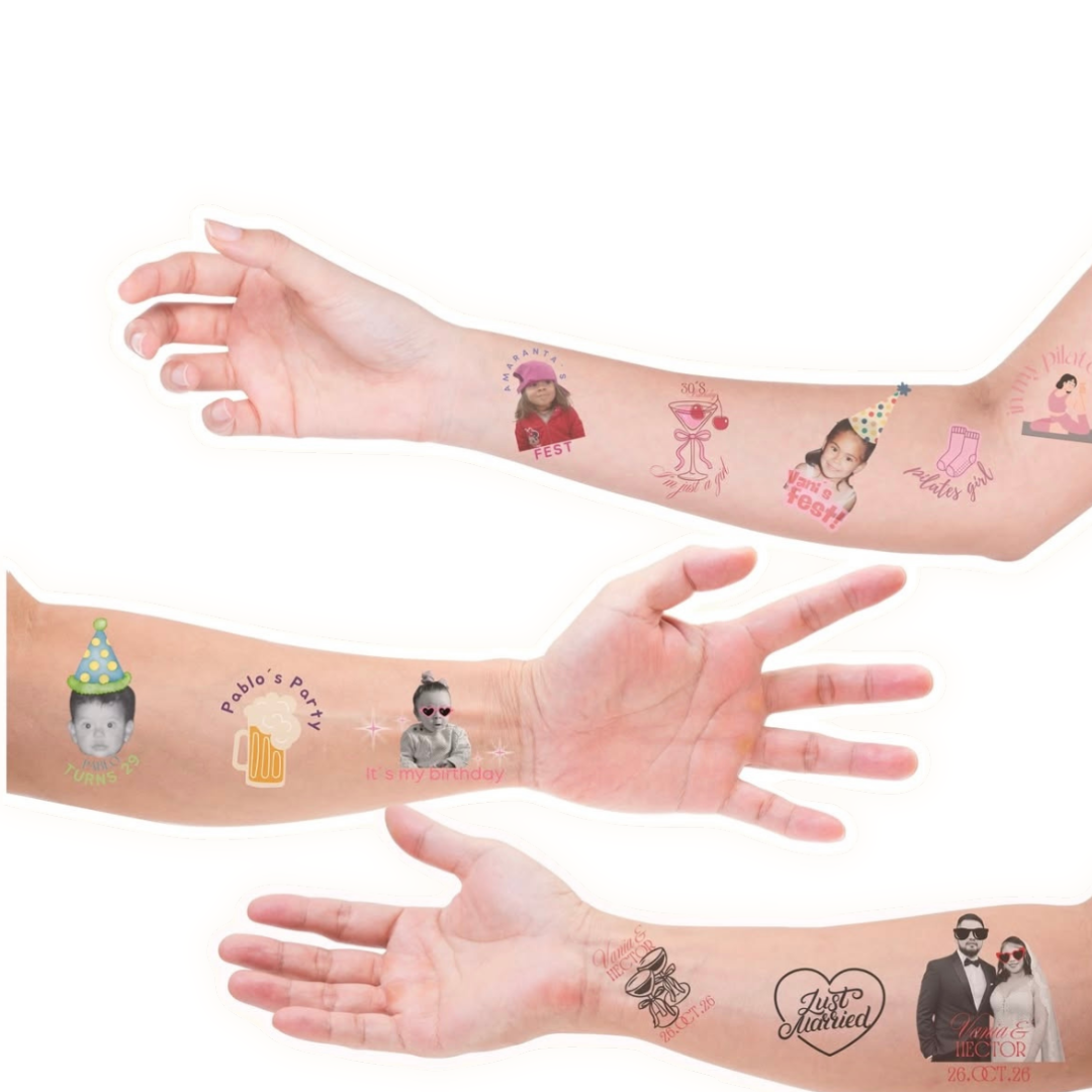 Tatuajes Temporales Personalizados
