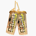 Vaso Glitter Dorado Personalizado