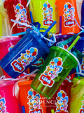 Vasos Personalizados Fiesta Infantil Con Sticker - Desde 10 Piezas