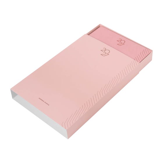 Agenda diaria 2027 personalizada | Rosa